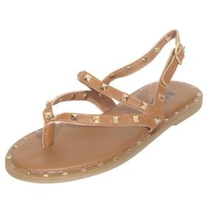 Mia Kids Little Girl's Bambina Sandals Strappy Shoes Spiked